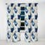 Coastal Minimalism Boho Pattern - Modern Room Darkening Abstract Curtain - 1 Panel-107832159
