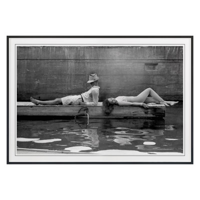 Lounging Couple Print by Grand Archives