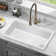 KRAUS Turino™ 33" L Fireclay Workstation Drop-In / Undermount Single Bowl Kitchen Sink