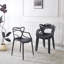 Chaise en plastique 4 pièces-1297905964
