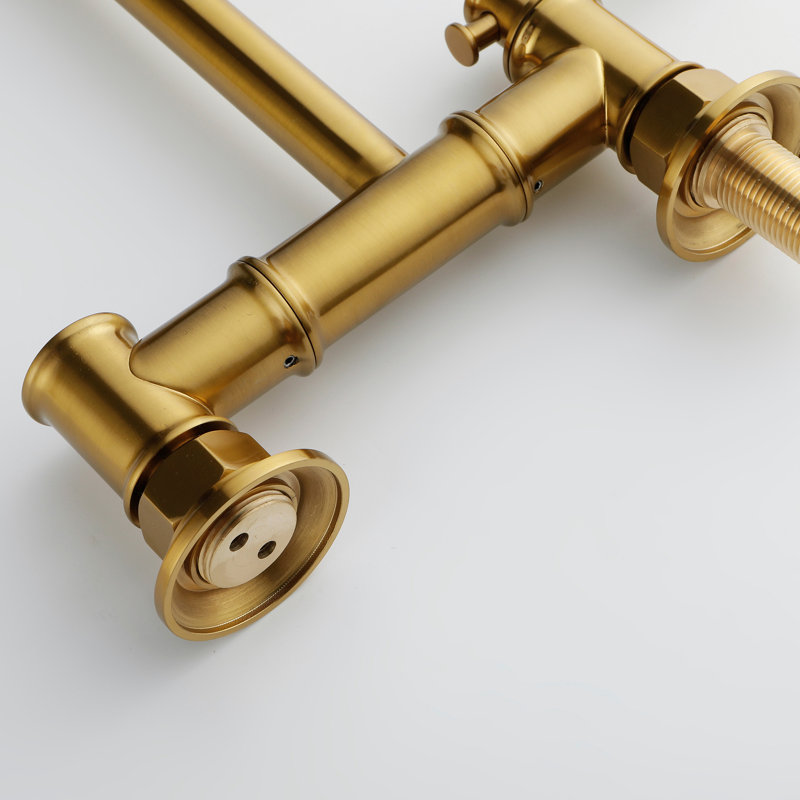 Interbath Kitchen Faucet, Brushed Gold