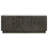 Antolino 3-Door Marble-Top Sideboard Buffet with Checkerboard Wood-Grain Doors, Tobacco Grey