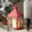 Gorlois Merry Holiday Metal Tabletop Lantern