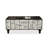 47.24" Black Solid Wood Rectangular Coffee Table