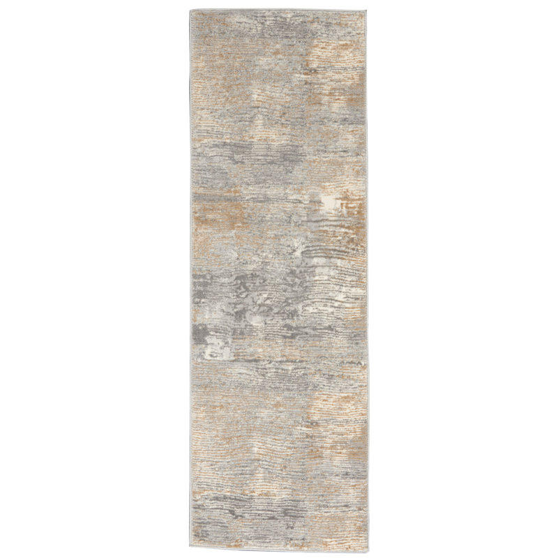 Tapis gris / beige Kenwood, Tapis de couloir 2 pi 3 po x 7 pi 3 po