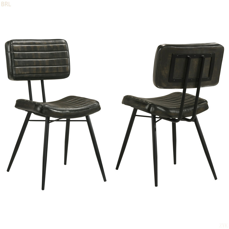 Chaise de salle à manger rembourrée Molly Espresso (ensemble de 2)