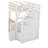 Gelya Kids Twin Over Full Bunk Bed with Drawers-1938757713