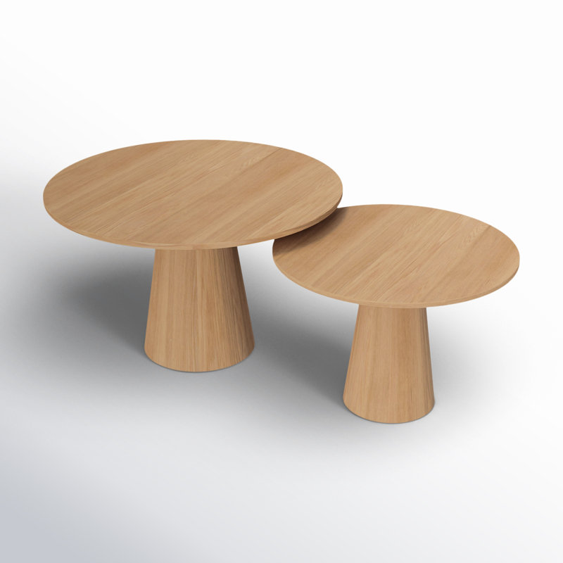 Ensemble de tables basses 2 pièces Astraea, Natural