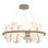 Volterra Wagon Wheel LED Chandelier