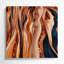 Abstrait, art figuratif brun sur toile 39-602130022