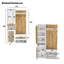 110 cm W Hall Tree with Storage Bench and Shoe Storage