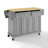Ken Solid Wood Top Kitchen Island-148235431
