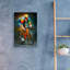  «Cycling Legend» par Ann Klee, art mural en verre acrylique, 16 po x 24 po