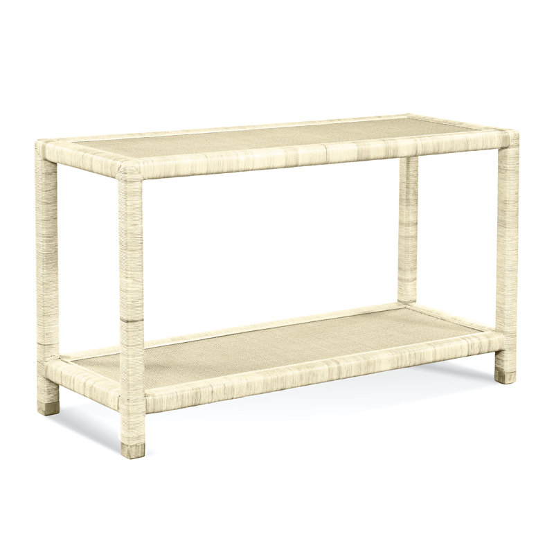 Pine Isle 50'' W Console Table, Bisque