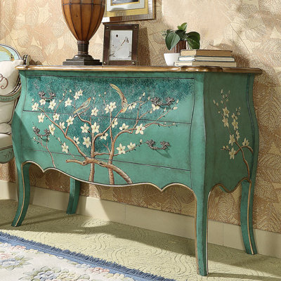Armoire décorative américaine peinte