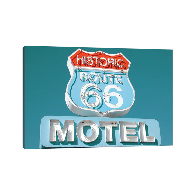 Retro Route 66 by Danita Delimont - Wrapped Canvas Print, 20.32 cm H x 30.48 cm W