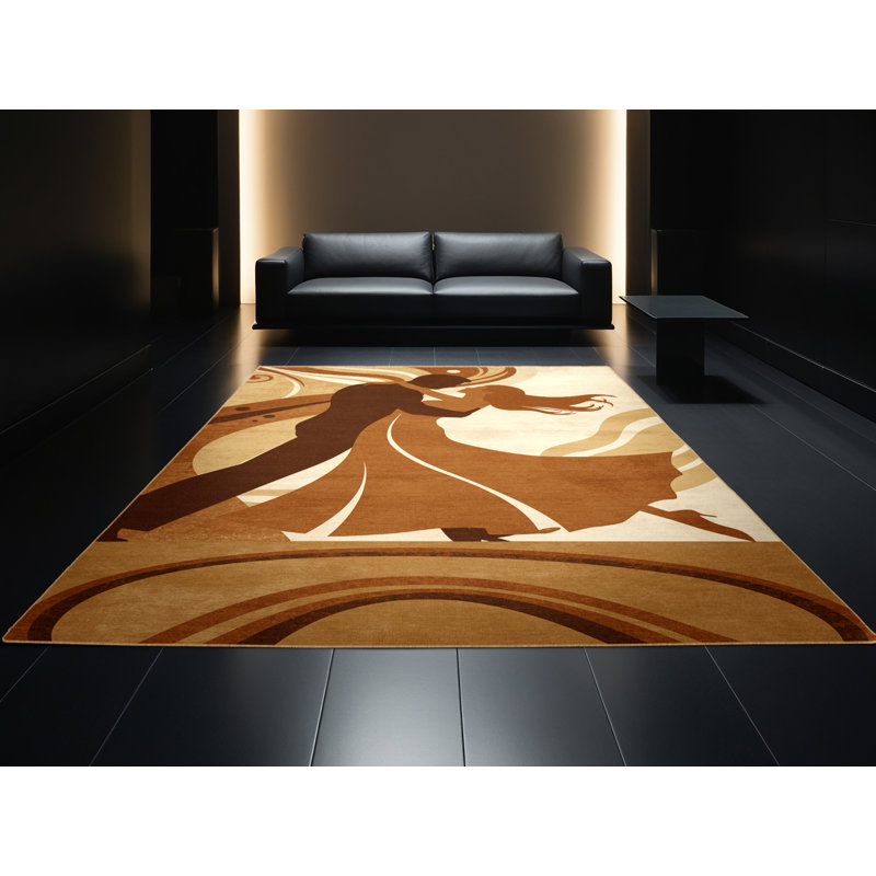 Tapis doux et moelleux Eldert Tango Couple, 2 pi x 3 pi