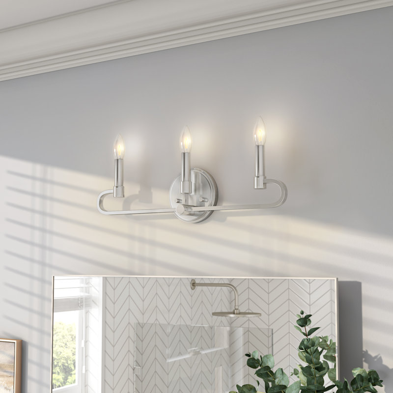Madel 3 - Light Dimmable Vanity Light, Brushed Nickel
