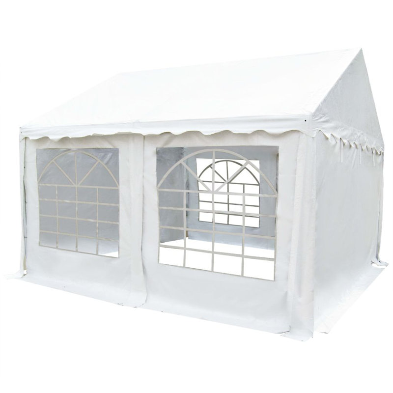 Clarkton Steel Gazebo, White