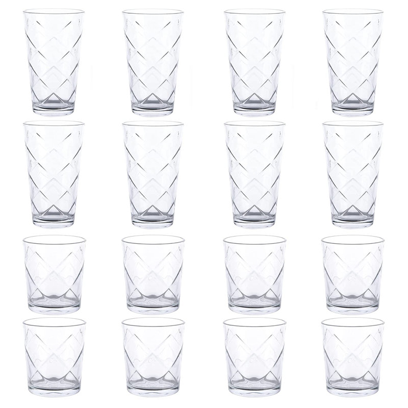Ensemble de verres 16 pièces, 13,5 oz.