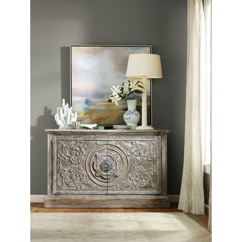 Alisha 60'' Solid Wood Top Console Table