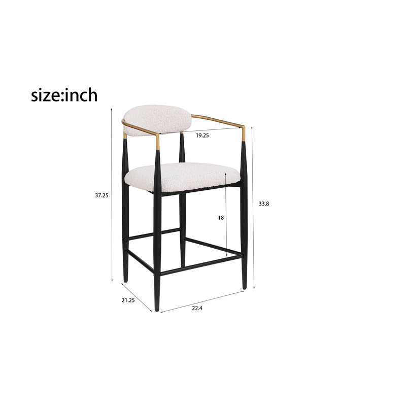 Tabouret de bar 30 po Jamita