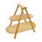 Koley Bamboo 2 Tiered Serving Tray-1165384838