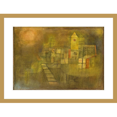 Small Village in the Autumn Sun by Paul Klee -Framed Giclee Print