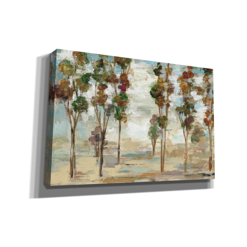 «Serene Forest» par Silvia Vassileva, art mural sur toile, H 18 po x l 26 po x P 0,75 po
