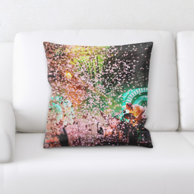 Microsuede Throw Pillow