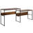 Metal Base Writing Desk