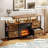 Fireplace Tv Stand With 4 Drawers-8871779