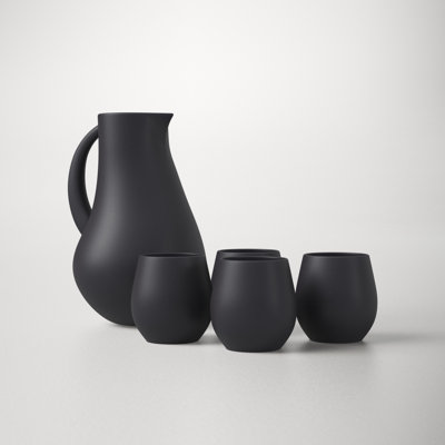 Borgen 5-Piece Goblet and Pitcher Set