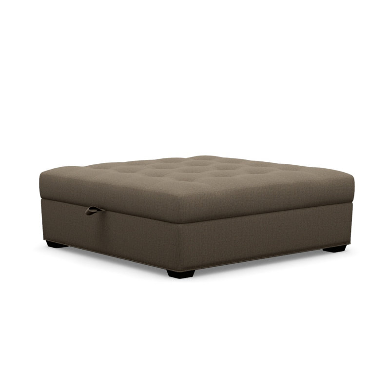 Baxter Square Ottoman, Java, Grande 120912