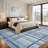Washable Rug Modern Rug Non-Slip BackingStain-Resistant Striped RugsFoldable Carpet for Bedroom Nursery Office-1679237485-1679237494
