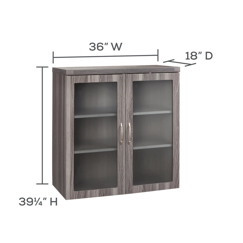 Aberdeen 2 Door Accent Cabinet, Gray