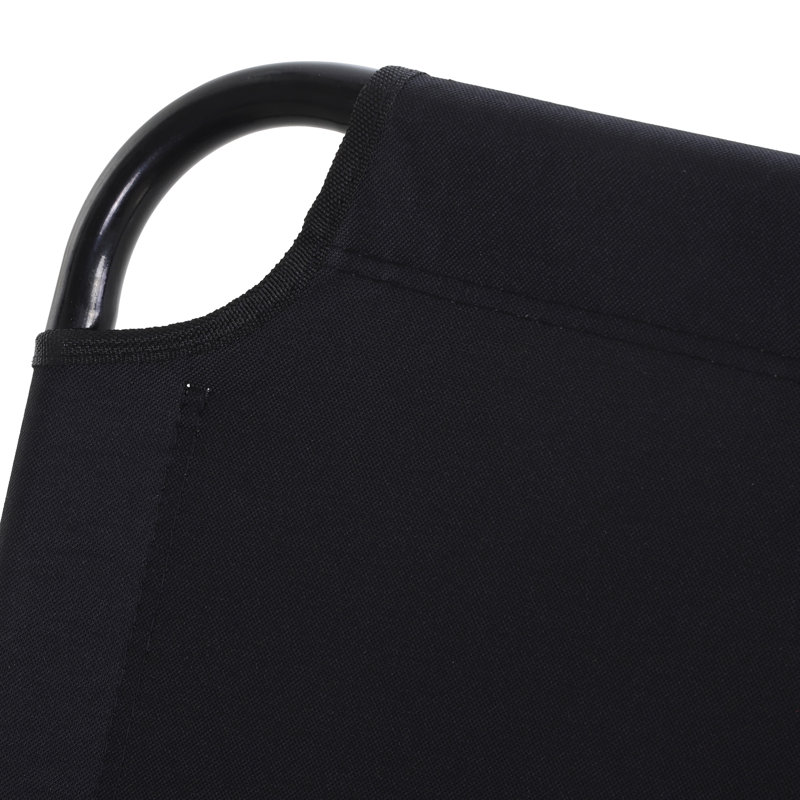 Chaises longues de piscine Goddard Outsunny, Noir, noir, noir, noir