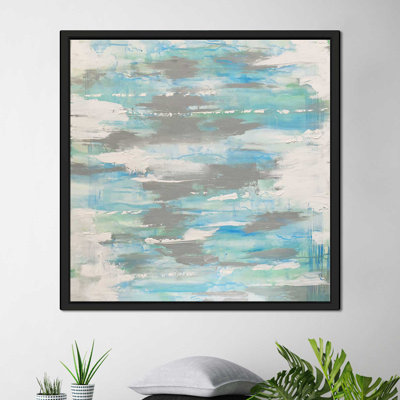 « blue regard (square) » par cassie studios-print