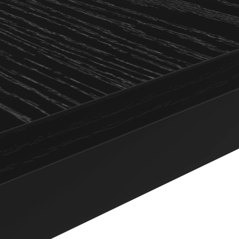 Coffee Table, Black, 36cm. H x 70cm. L x 50cm. W, Black Oak