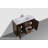 Harger 48'' Single Bathroom Vanity Base Only in Rosewood