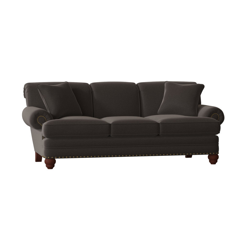 Spratt Sofa, Light Brass, Beantown 41 Taupe Performance Chenille, Manhattan