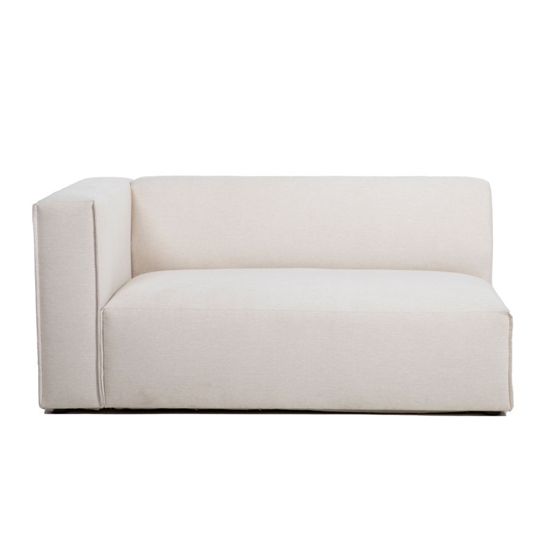 Canapé modulaire rembourré 66 po Premium, Accoudoir à gauche (vu de face)