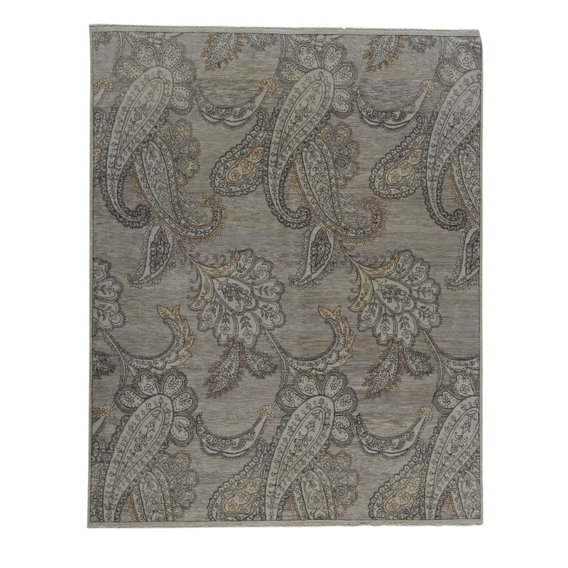 Ikatville Wool Paisley Area Rug