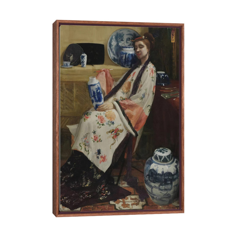 Print, 101.6 cm H x 66.04 cm W x 4.445 cm D, Classic Wood