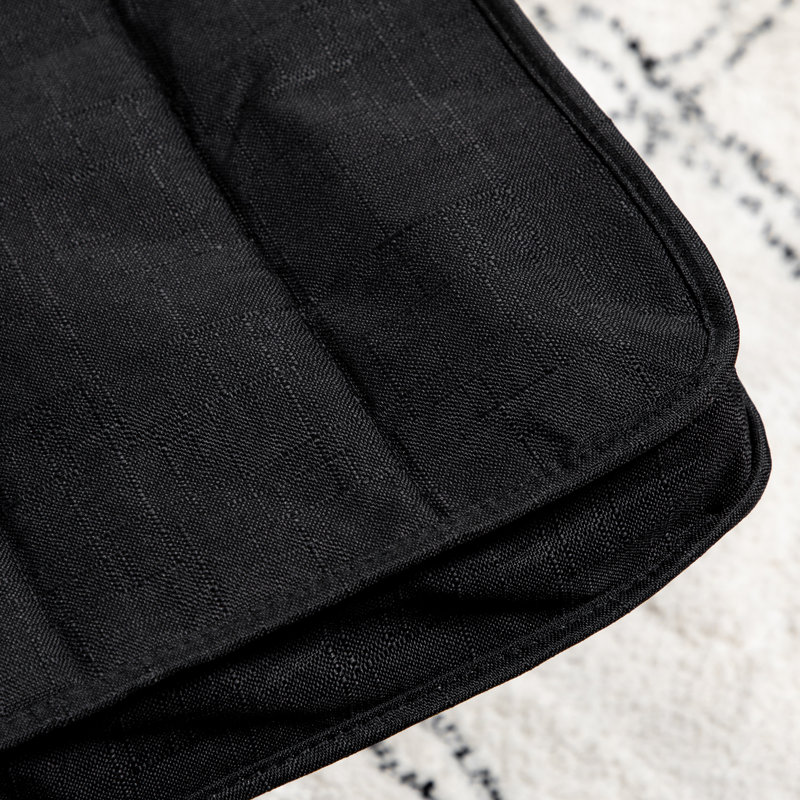 Upholstered Armchair, Black