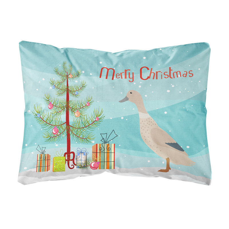  Coussin intérieur / extérieur West Harlequin Duck Christmas