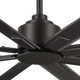 65" 8 - Blade Standard Ceiling Fan with Remote Control