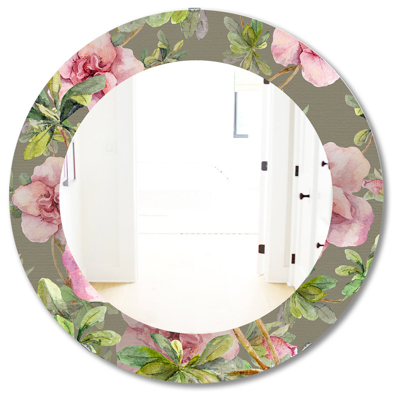 Miroir mural Blossom, H 31,5 po x l po
