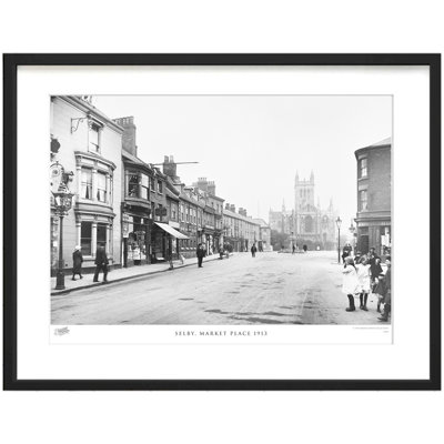 Selby, Market Place 1913 by Francis Frith - Single Picture Frame Print