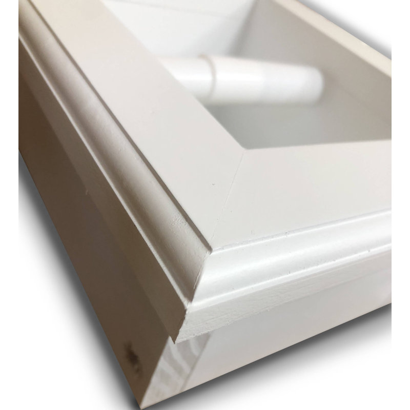 Porte-papier hygiénique encastré Tracy, Blanc